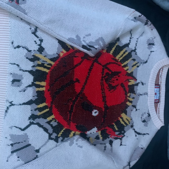 Chinatown Knitted smiley sweater